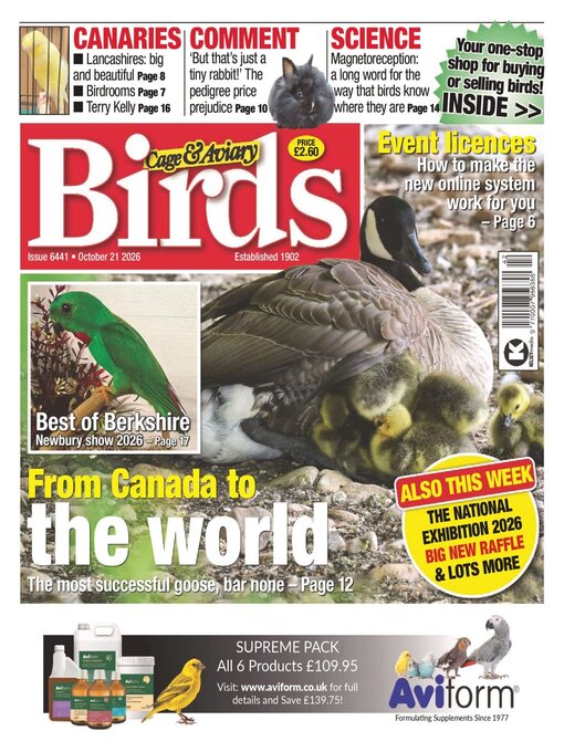 Cover image for Cage & Aviary Birds